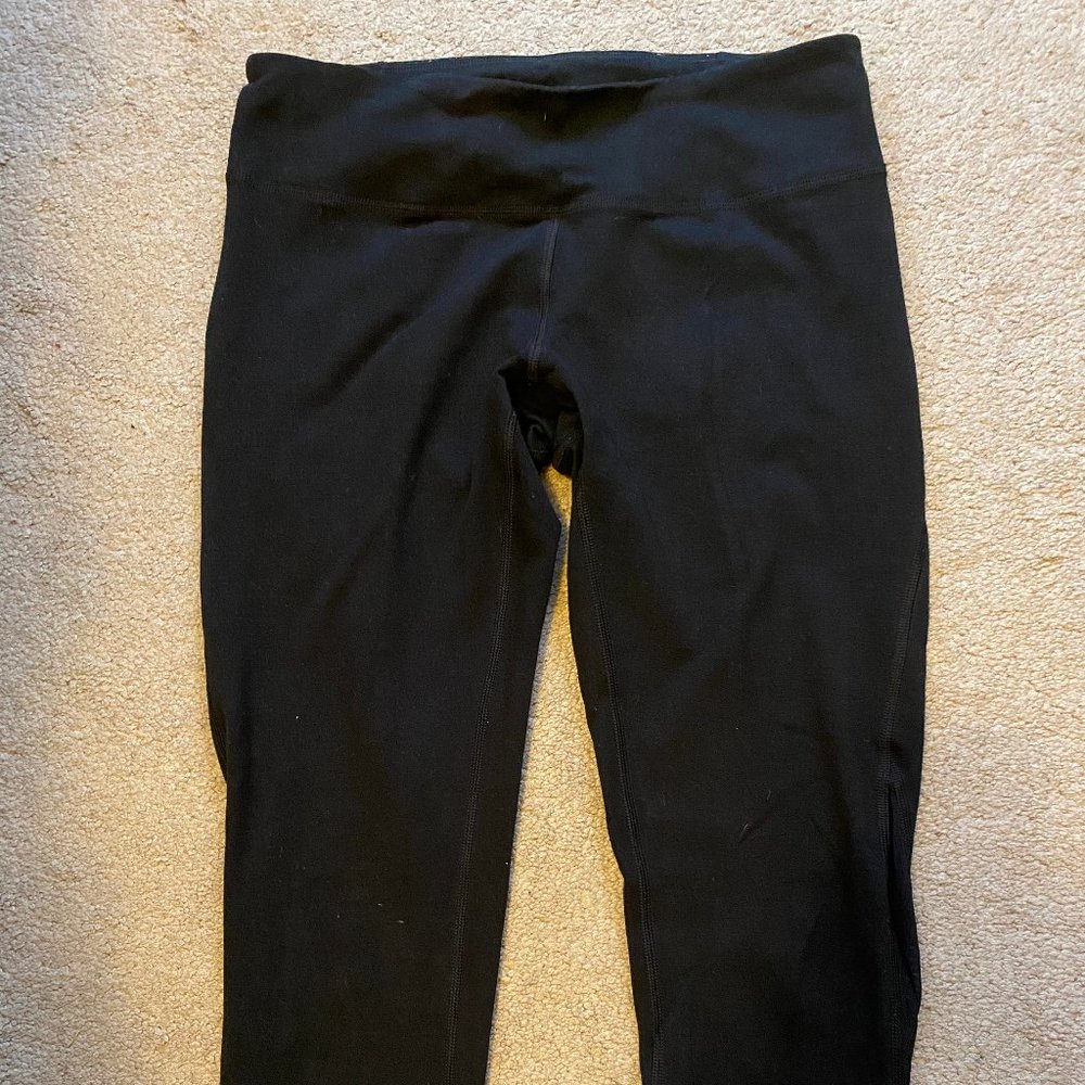 Zella Black Live In Capri Cropped Leggings Sz S